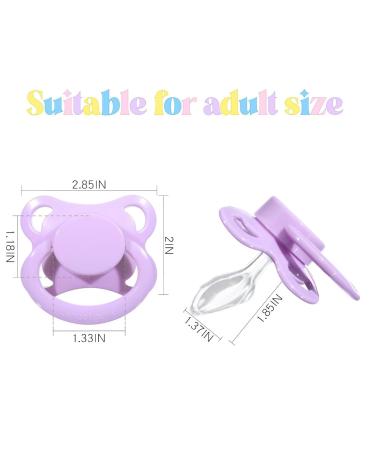 Landofgenie Large Teat Shield Pacifier for Adults - Purple | Comfortable & Unique Design | Shop Internationally - Buy Online on SooperMarket.com