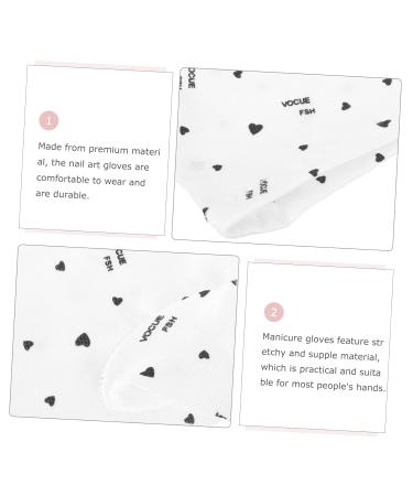 minkissy 2 Pairs Nail Gloves Touchscreen Gloves Manicure Gloves Fingerless Anti Uv Glove Uv Gloves Nails Gel Nail Gel Fingerless Gloves for Women Uv Protection Polyester Grill Lamp Pattern 24x13cm - Buy Online on SooperMarket.com