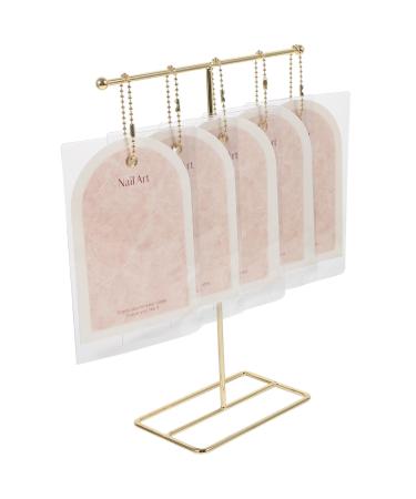 FOYTOKI 1 Set Nail Art Display Cardboard Nail Art Showing Holder Fake Nails Display Cards Nail Cards Nail Salon Display Card Manicure Display Card Fake Nail Display Cards Manicure Tool