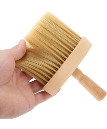 Barber Neck Dust Brush Brush Hair Cutting Tool Neck Duster Brush Neck Face Duster Brush Salon Hair Cleaning Wooden Sweep Brush Hair Cut Hairdressing Tool - Buy Online on SooperMarket.com