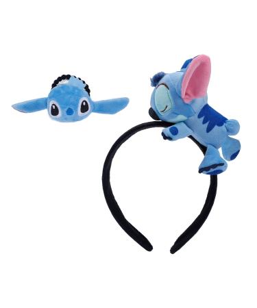G-Ahora Cartoon Headband Hair Ties Scrunchie Hair Accessories Hair Decorations for Women Girls(HB+HC-Stitch)