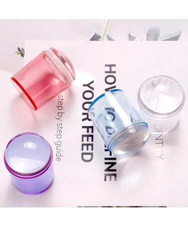 Nail Art Stickers for Women | 1 Set Nail Stamp Tool & Silicone Template for Home Use | Perfect Party Decor - Buy Online on SooperMarket.com