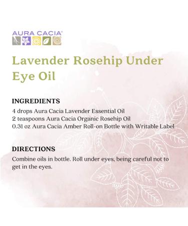 Aura Cacia Organic Rosehip Oil | GCMS Tested | 30ml | Purity Skin Care Solution - Buy Online on SooperMarket.com