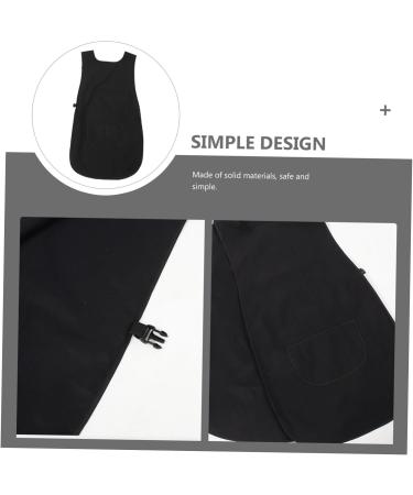 minkissy Barber Apron Work Dress Barber Uniform Vest Double Back Hairdressing Tool Polyester - Buy Online on SooperMarket.com