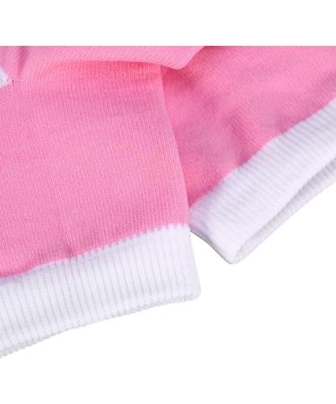 Buy Heel Socks - Washable Gel Spa Moisturizing Foot Care - Open Toe Protection for Dry Cracked Heels (2 Pack Pink) - International Shipping Available - Buy Online on SooperMarket.com