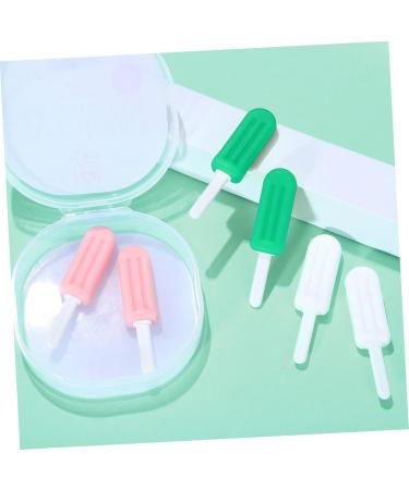 WOFASHPURET 6 Pcs popsicle silicone chew kids gummies silicone aligner chewies silicone chewers child tray cute - Buy Online on SooperMarket.com