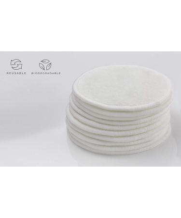 Eco-Friendly Reusable Cotton Pads & Bamboo Toothbrush Set | 10 pcs Makeup Remover Rounds | Natural Organic Zero-Waste Beauty Solution - Buy Online on SooperMarket.com