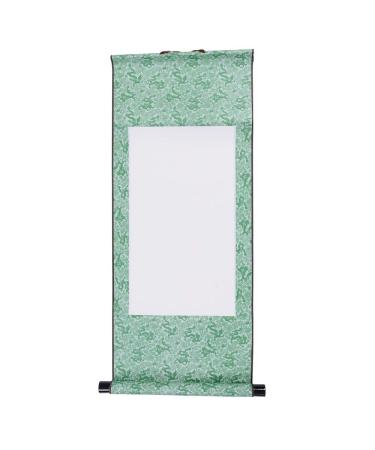 Chinese Xuan Paper Art Wall Scrolls for Sumie and Calligraphy - 1 Pcs Green