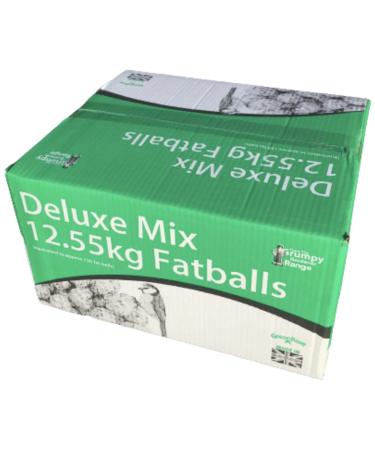Grumpy Gardener 12.55kg Box of 150 x Deluxe Mix Fatballs Gourmet Suet Balls that your Wild Garden Birds will Love.
