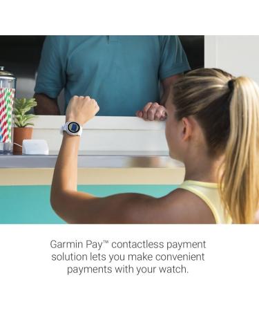 Garmin vvoactive 3 GPS Smartwatch with Contactless Payments - White/Rose Gold (Renewed) - Buy Online on SooperMarket.com