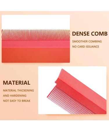 Hair Straightener Comb - Pink Barber Straightening Brush & Styling Attachment for Flat Iron | International Shipping Available - Buy Online on SooperMarket.com