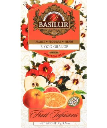Fruit Infusion - Blood Orange Tea x (4) - 25 Bags Per Box - Traditional Herbal Tea - Buy Online on SooperMarket.com