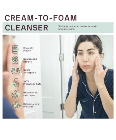 Dermaclara Claraprep Collagen Hydrating Foaming Facial Cleanse - Deep Cleanse & Hydrate Your Skin | Shop Internationally - Buy Online on SooperMarket.com