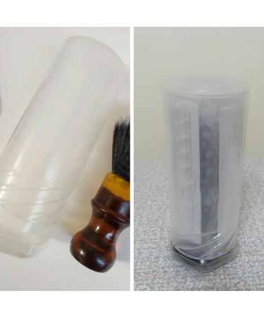 Set of 10 Transparent Shaving Brush Travel Cases - Perfect Gift for Birthdays Holidays & Parties - Buy Online on SooperMarket.com