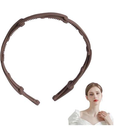 Foldable Hair Bands | Hair Bands | Compact Hair Bands Portable Stretchy Foldable Headband Foldable Travel Headband Hair Accessories Headband for Business Trips Daily Outing Light Coffee - Buy Online on SooperMarket.com