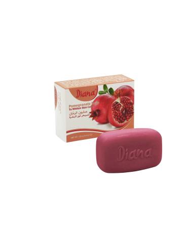 Diana Pomegranate Skin Lightening Soap for whitening lightening brightening bleaching skin color 125g BY ELYSEESTAR - for african arabian somalian asian skin types