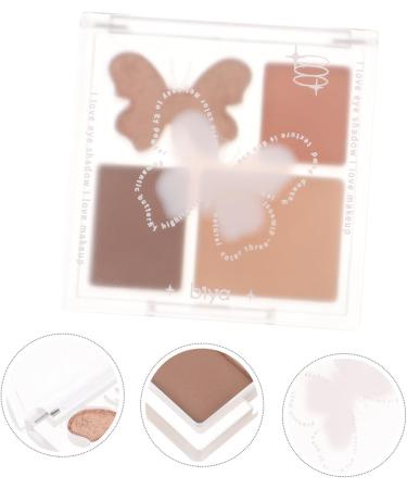 Baluue 3pcs Eyeshadow Palettes Pink Plastic Eye Makeup Plate Eye Shadow Palette Eye Shadow 6.50X6.50X1.00CMx3pcs Multix3pcs - Buy Online on SooperMarket.com