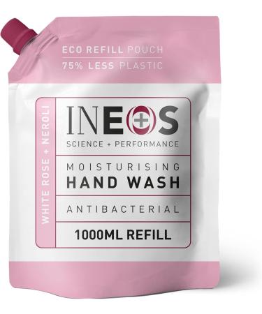 INEOS Antibacterial Moisturising Hand Wash White Rose & Neroli 1L (Pack of 3) & Cleansing Hand Wash Cucumber & Aloe 1L Green pack of 3 White Rose & Neroli 1 l (Pack of 3) + Hand Wash Cucumber & Aloe 1L Green - Buy Online on SooperMarket.com