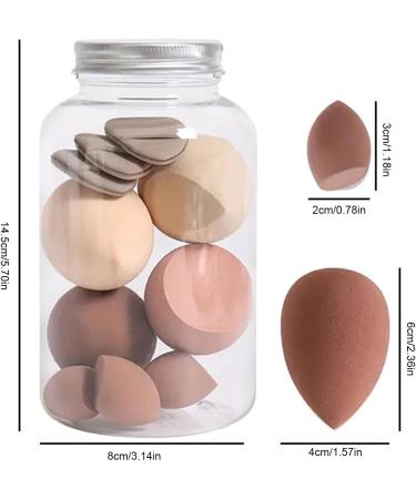 Dranng Make up Sponges - Soft Makeup Sponge | Beauty Sponge & Powder Puff Versatile Wet & Dry Use Long Lasting for Women Light Coffee - Buy Online on SooperMarket.com