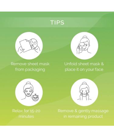 7th Heaven 24 Hour Hydration CBD Infused Bamboo Sheet Facial Mask Enriched with Vitamin E Helps to Maintain your Complexion's Radiance and Revitalise Fatigued Skin Dermatalogically Tested single Cucumber - Buy Online on SooperMarket.com