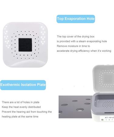 Hearing Aid Dryer Dehumidifier - Electronic Automatic Drying System with Cleaning Kit (Gray) - Buy Online on SooperMarket.com