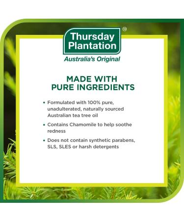 Thursday Plantation Tea Tree Face Wash Foam - Gentle Soap-Free Cleanser (5.1 fl oz) - Buy Online on SooperMarket.com