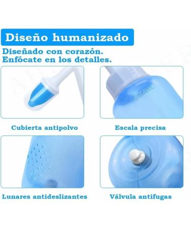 300ml Nose Rinse Bottle Food Nasal Wash Cleaner Nasal Flush Bottle for Nasal Cleansing Nasal Flushing Device - Buy Online on SooperMarket.com