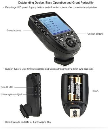 Godox Xpro-F TTL Wireless Flash Trigger for Fuji Fujifilm with HSS and TTL-Convert-Manual Function - Cleaning Kit Included - Buy Online on SooperMarket.com