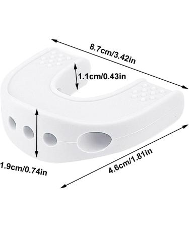 Jaw Exerciser for Men - U-Shaped Jawline Exerciser Jawline Trainer Jaw Strengthener Jaw Sculpting Tool with Storage Box for Adults White - Buy Online on SooperMarket.com