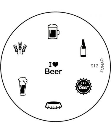 STAMPING STENCIL # S-12 Oktoberfest Beer Wheat