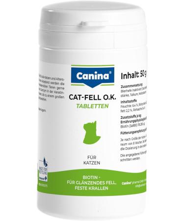 Canina Cat Fur O.K. Tablets 100 Tablets.