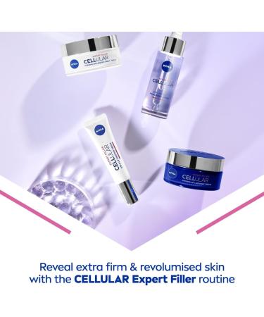 NIVEA Hyaluron Cellular Filler Anti-Age Day Cream SPF 15 (50ml) | Hyaluronic Acid Anti Wrinkle Cream | Anti Ageing Face Cream for Women - Buy Online on SooperMarket.com