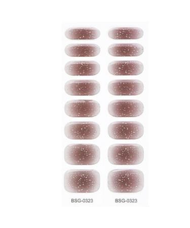 Semi Cured Gel Nail Polish Stickers Fashion Classical Nails Strips Waterproof Adhesive Full Wraps Gel Nail Art Stickers Semi Cured Gel Nail Strips Starter Kits BSG0323