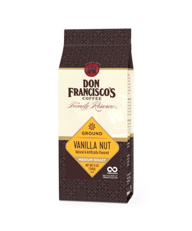 Don Franciscos Family Reserve Vanilla Nut Medium Roast Ground Coffee 340g Bag