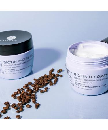 Luseta Biotin B-Complex Hair Mask 16.9 Oz - Hair Growth & Strengthening Treatment for Thin, Damaged Hair with Argan & Caffein Oil - Buy Online on SooperMarket.com