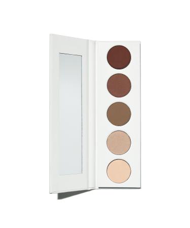 Well People Power Palette Eyeshadow Five Long-wear Hyper-pigmented Matte & Shimmer Shades For Intense Color Vegan & Cruelty-free Taupe