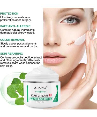 Scar Repair Cream | Acne Scar Removal & Pigmentation Corrector | Stretch Mark Remover | Skin Whitening | Scar Care - Buy Online on SooperMarket.com