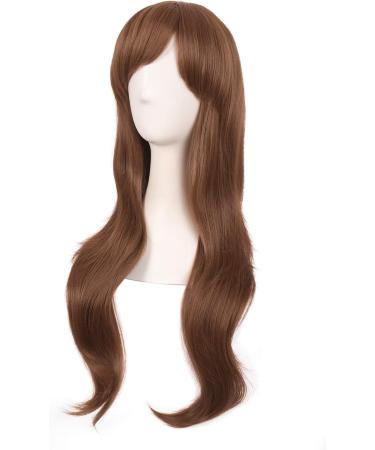 MapofBeauty 28 Long Curly Costume Cosplay Wig (Light Brown) - 70cm Length - Buy Online on SooperMarket.com