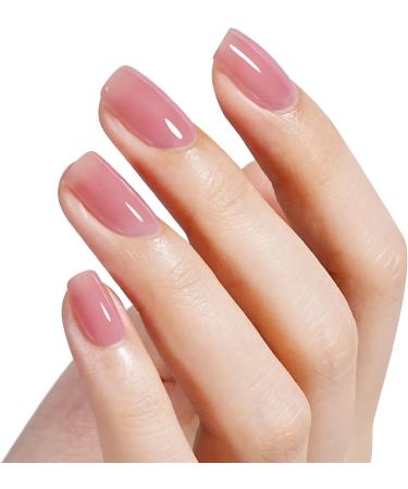 AILLSA Nude Gel Polish Set Pink Milky White Jelly Gel Nail Polish with Base and Top Coat Neutral Sheer Colors Translucent Gel Polish for French Manicure Soak Off U V Gel Starter Kit DIY at Home Crystal Castles - Buy Online on SooperMarket.com