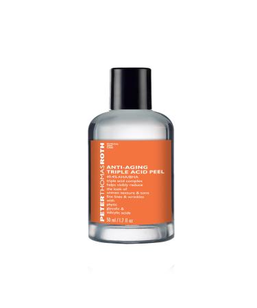 Peter Thomas Roth Anti-Aging Triple Acid Peel | Exfoliator and AHA/BHA Peel for Fine Lines Wrinkles Uneven Texture and Tone