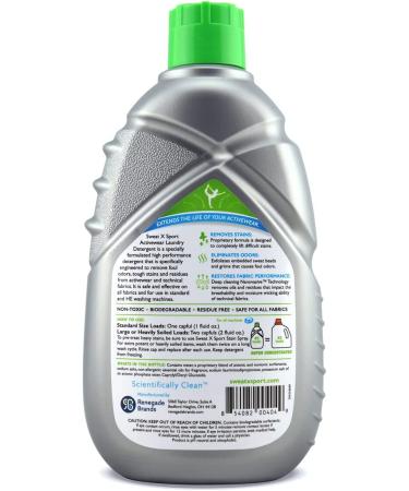Sweat X Sport Original Activewear Laundry Detergent - High Performance Sports Wash - 45 Loads 45 Fl Oz - Buy Online on SooperMarket.com
