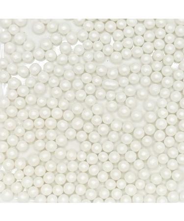 Pearl Glimmer Jumbo Mother of Pearl Cake Topper Sprinkles - 30g Edible Shimmer Balls - Ideal for Weddings & Parties - Buy Online on SooperMarket.com