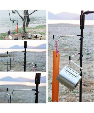 QWEQWE 2 Pcs Mini Camping Hook Hanger for Lanterns & Tents - Multi-use Hanging Hooks for Camping & Fishing - Buy Online on SooperMarket.com