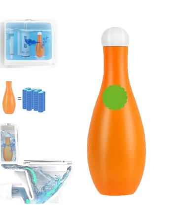 Bowling Blue Bubble Toilet Bowl Cleaner Bowling Toilet Cleaner Automatic Long-Lasting Toilet Bowl Cleaner in Bottle Toilet Cleaner for Cistern (Color : 1pc)