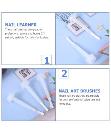 Lurrose 50PCS Nail Polish Replacement Brushes - Dip Powder & Gel Liquid Brushes for Salons - High Quality Nail Art Tools - Buy Online on SooperMarket.com
