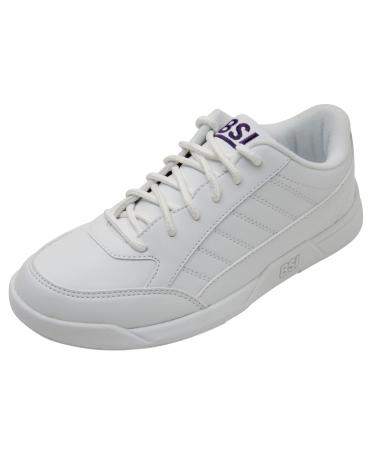 BSI PRODUCTS, INC. womens Girls Bowling Shoes, White, 4 Big Kid US