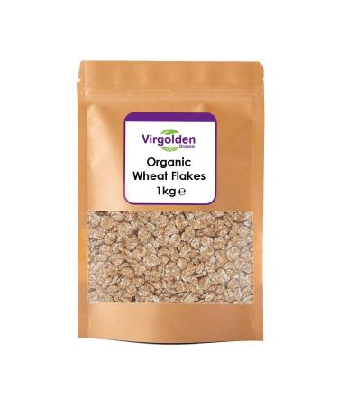 Organic Wheat Flakes 1kg by Virgolden Organic