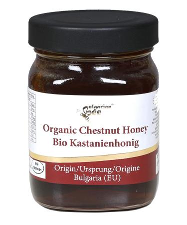 450 g Organic Raw Chestnut Blossom and Honeydew Bee Honey