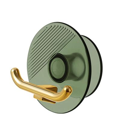 Veeteah plug-in cable holder plug holder hook socket organizer- toothbrush and razor holder for the shower drill-free self-adhesive storage hook for razors coat towel translucent green