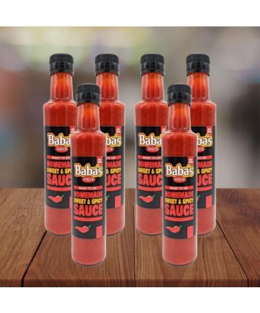 6 x Baba's Sweet & Spicy Sauce - 250ml